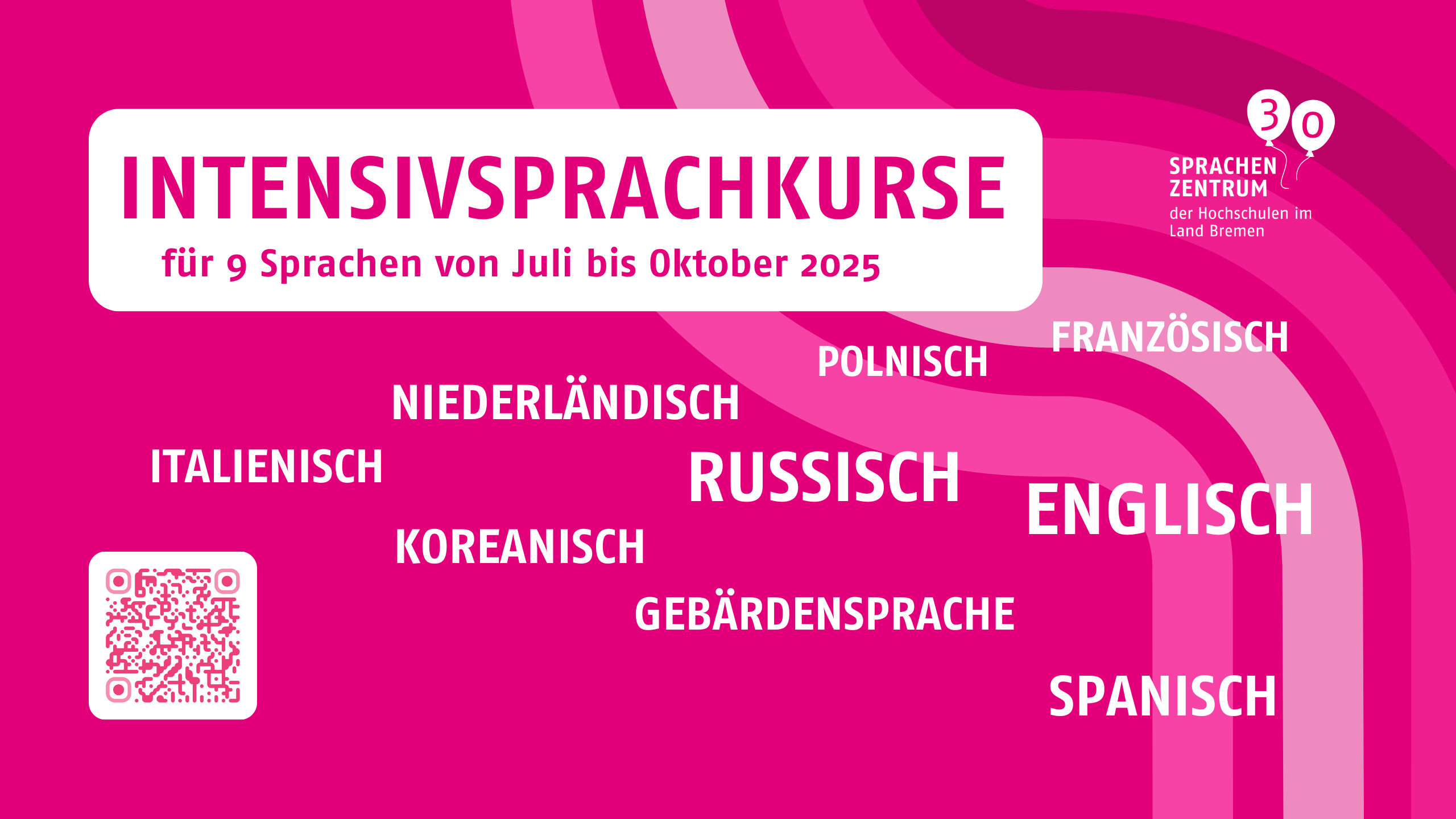 Ankündigung Intensivkurse
